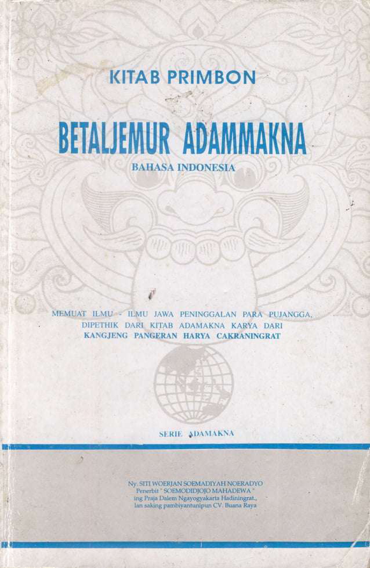 Kitab Primbon Beltajemur Adammakna