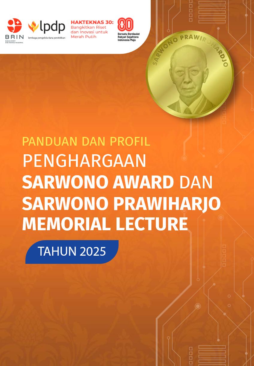 Panduan dan Profil Penghargaan Sarwono Award dan Sarwono Prawirohardjo Memorial Lecture