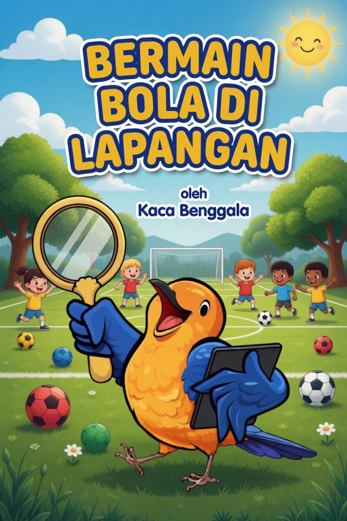 Bermain Bola di Lapangan