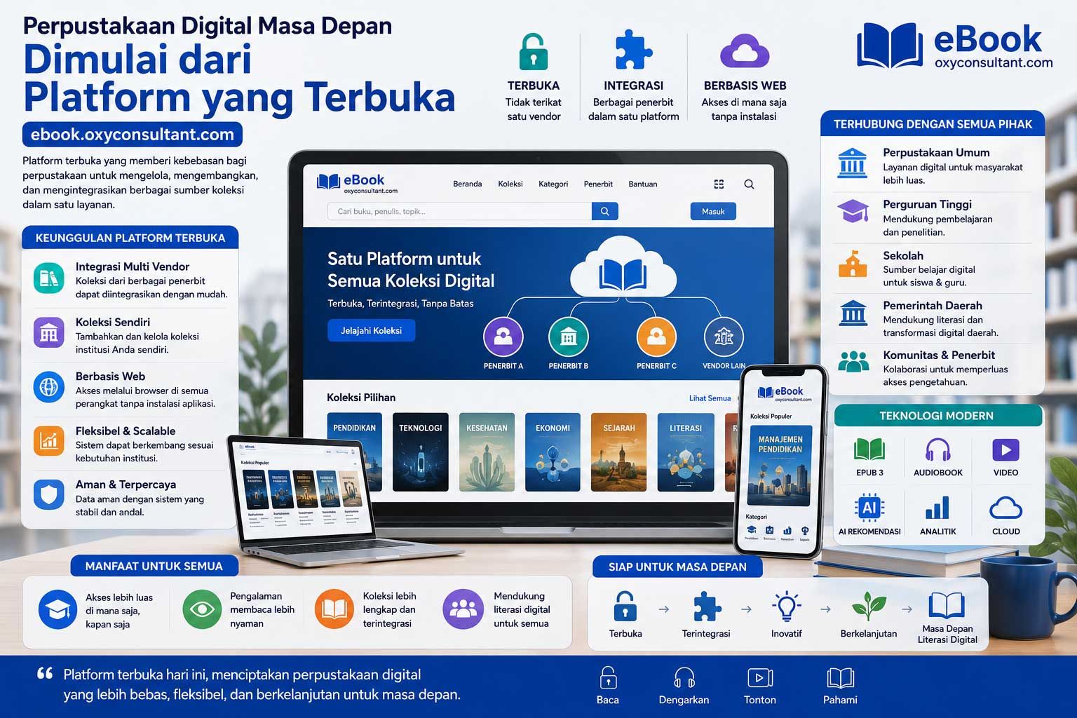 Perpustakaan Digital Masa Depan Dimulai dari Platform yang Terbuka